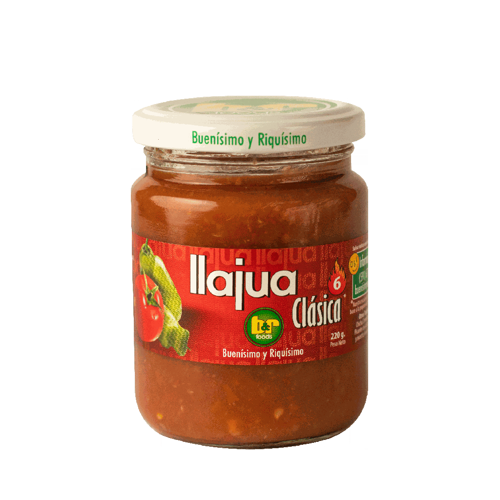 B&amp;R Llajua Clásica, Frasco 220 g