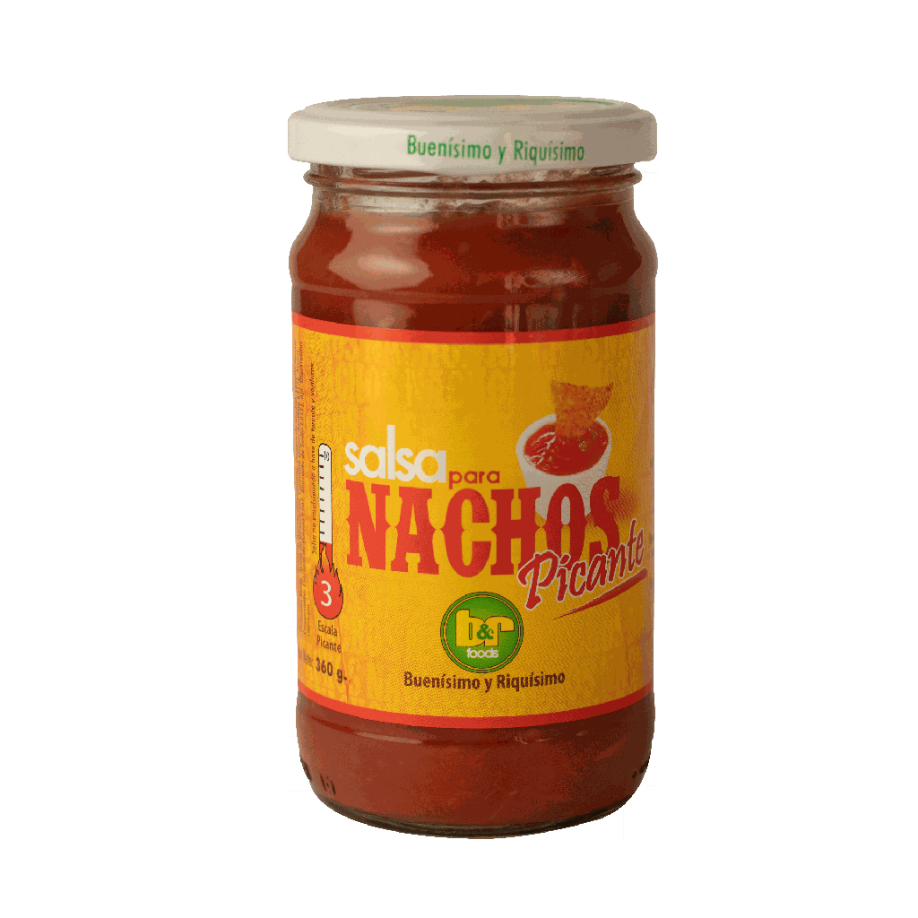 Salsa Para Nachos Picante, Frasco 360 g