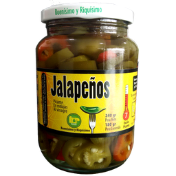 [PT025.1] B&amp;R Jalapeños en Rodajas, Frasco 340 g
